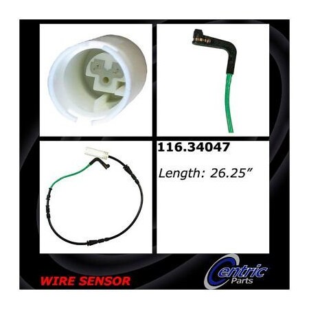Centric Brake Pad Sensor Wires, Parts 116.34047